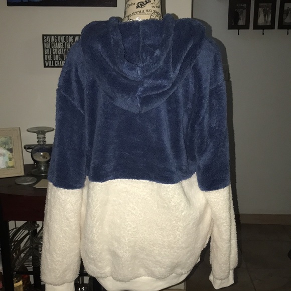 LONGYUAN 3 QUARTER ZIP SHERPA HODDIE - Picture 5 of 11